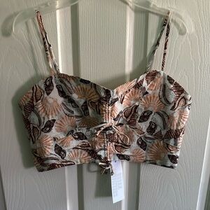 Urban Outfitters Seashell Crop Top